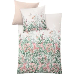 Kleine Wolke Wendebettwäsche »Jardin«, (2 Tlg.), Mit Floralem Muster