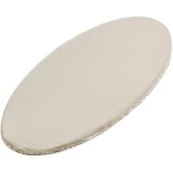 Kleine Wolke Badematte »Cony Oval«, Höhe 25 Mm, Fußbodenheizungsgeeignet-beidseitig Nutzbar, Badteppich, Fell-Optik, Uni Farben, Besonders Weich, Waschbar