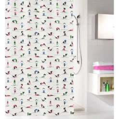 Kleine Wolke Duschvorhang »Yogi«, Höhe 200 Cm