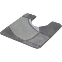 Kleine Wolke Badematte »Kent«, Höhe 20 Mm, Rutschhemmend Beschichtet, Fußbodenheizungsgeeignet, Badteppich, Modernes Design, Hoch-Tief Effekt, Waschbar