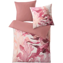 Kleine Wolke Wendebettwäsche »Blaze«, (2 Tlg.), Mit Blättern