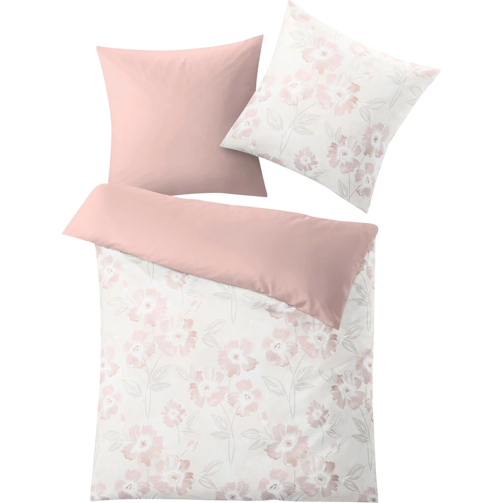 Kleine Wolke Wendebettwäsche »Amy«, (2 Tlg.), Mit Dezenten Blumen 1 Kleine Wolke Wendebettwäsche »Amy«, (2 Tlg.), Mit Dezenten Blumen