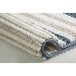 Kleine Wolke Badematte »Bola«, Höhe 18 Mm, Rutschhemmend Beschichtet, Fußbodenheizungsgeeignet, Badteppich, Modernes Streifen Design, Waschbar -Kleine Wolke 243ed51045329cf8835eb5659a2bcc53