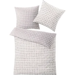 Kleine Wolke Wendebettwäsche »Dotti«, (2 Tlg.), Mit Modernen Punkten