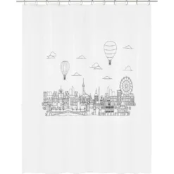 Kleine Wolke Duschvorhang »Wonderland«, Inklusive Duschvorhangringe