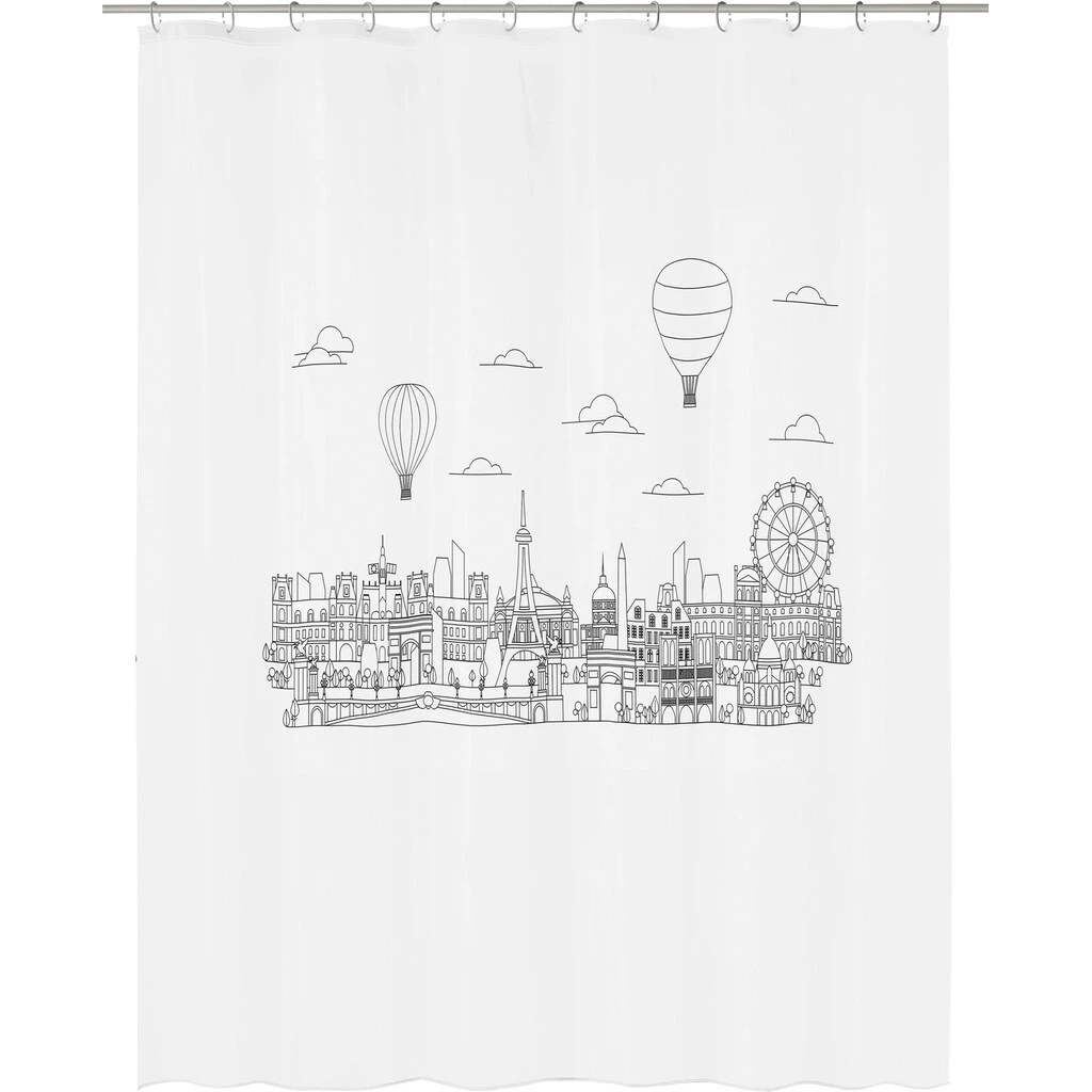 Kleine Wolke Duschvorhang »Wonderland«, Inklusive Duschvorhangringe 1 Kleine Wolke Duschvorhang »Wonderland«, Inklusive Duschvorhangringe