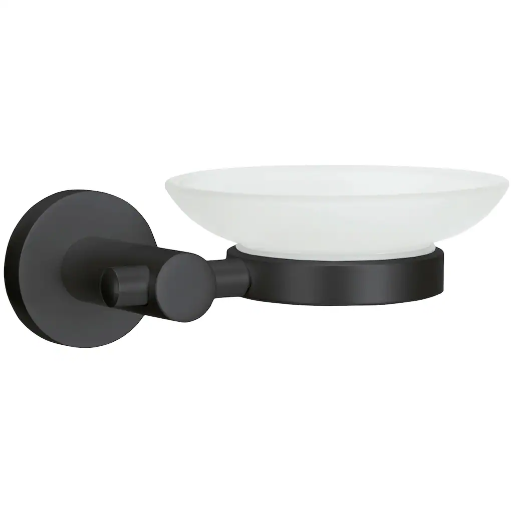Kleine Wolke Seifenablage »Apollo Nero«, Glas/Aluminium 1 Kleine Wolke Seifenablage »Apollo Nero«, Glas/Aluminium