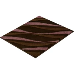 Kleine Wolke Badematte »Dream«, Höhe 20 Mm, Rutschhemmend Beschichtet, Fußbodenheizungsgeeignet, Badteppich, Wellen Design