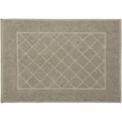 Kleine Wolke Badematte »Bridge«, Höhe 70 Mm, Beidseitig Nutzbar-fußbodenheizungsgeeignet, Badteppich, Frottier-Qualität, Uni Farben, Karo Muster