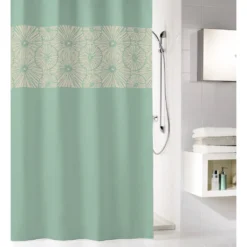 Kleine Wolke Duschvorhang »Lotus«, Höhe 200 Cm