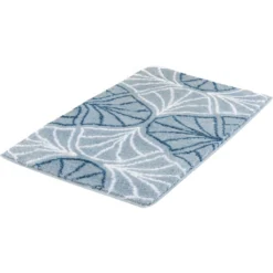 Kleine Wolke Badematte »Bloom«, Höhe 20 Mm, Rutschhemmend Beschichtet, Fußbodenheizungsgeeignet, Badteppich, Art Deco Design, Waschbar