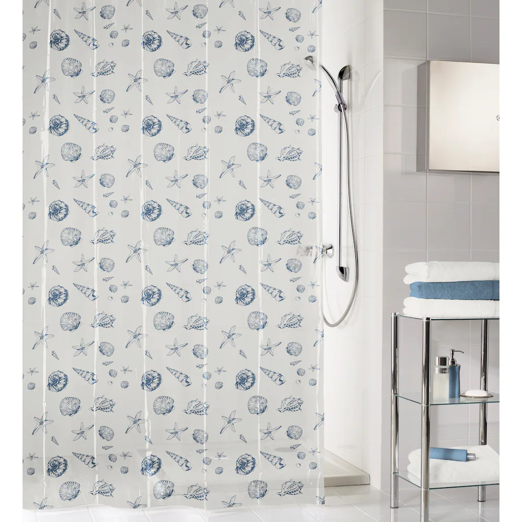 Kleine Wolke Duschvorhang »Shell«, Höhe 200 Cm 1 Kleine Wolke Duschvorhang »Shell«, Höhe 200 Cm