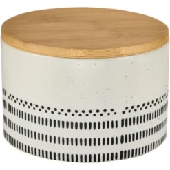 Kleine Wolke Wattedose Alva Schwarz-Weiß