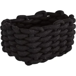 Kleine Wolke Korb Fellone Schwarz