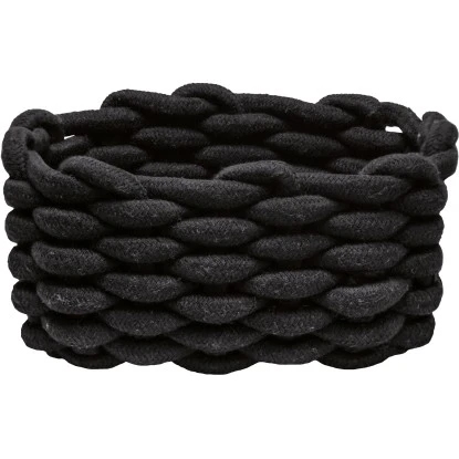 Kleine Wolke Korb Fellone Schwarz 2 Kleine Wolke Korb Fellone Schwarz – Bild 2