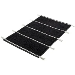 Kleine Wolke Badteppich Travis Schwarz 90 Cm X 60 Cm