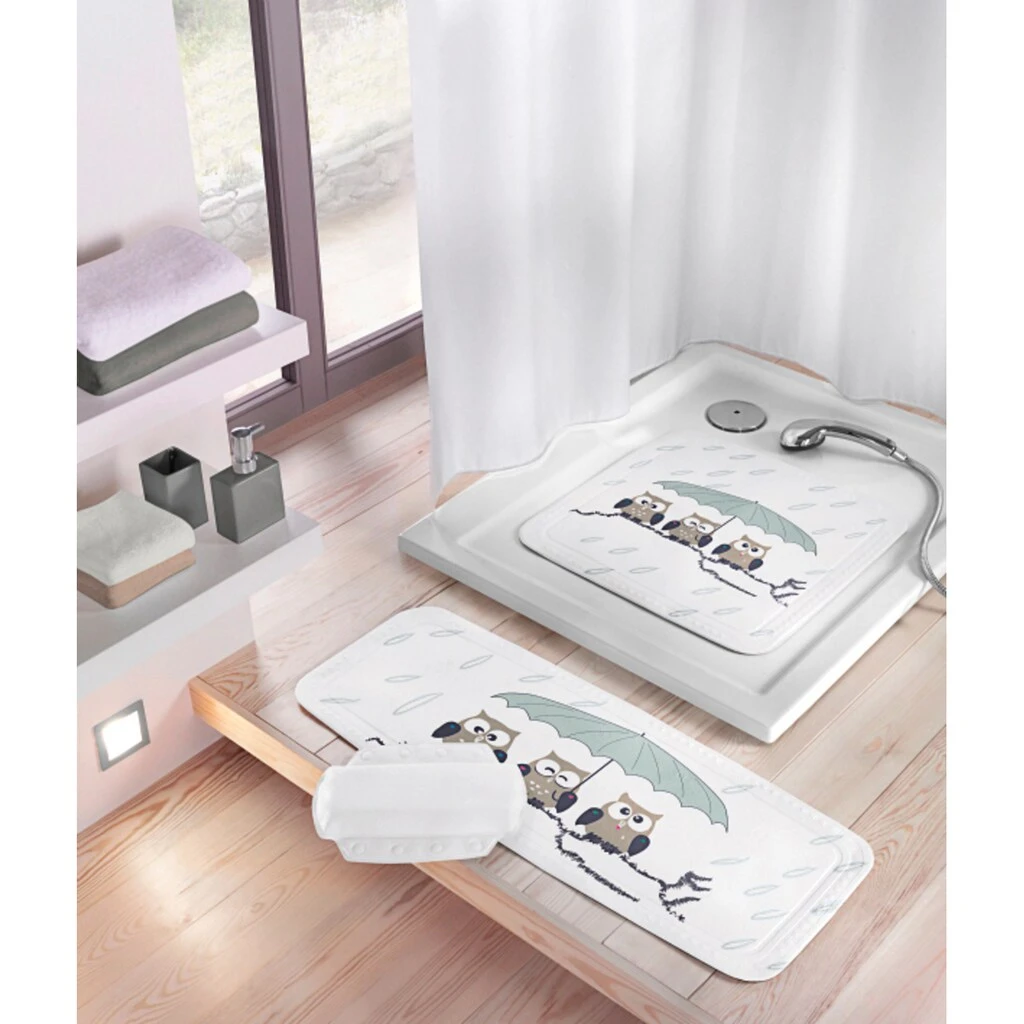 Kleine Wolke Duscheinlage »Eule«, BxH: 55 X 55 Cm 1 Kleine Wolke Duscheinlage »Eule«, BxH: 55 X 55 Cm