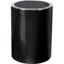 Kleine Wolke Kosmetikeimer Clap Schwarz 5 L