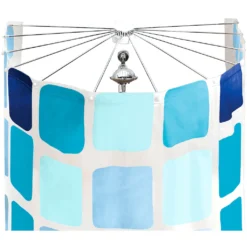 Kleine Wolke Duschvorhangspinne »Big Spider«, Ausdrehbar, Radius 71 Cm, Für Duschvorhänge Mit 12 Ösen