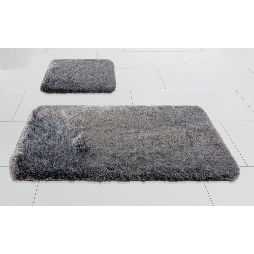 Kleine Wolke Badematte »Fluffy«, Höhe 50 Mm, Rutschhemmend Beschichtet, Fußbodenheizungsgeeignet, Badteppich, Fell-Optik, Melange Design, Rechteckig & Rund Erhältlich 1 Kleine Wolke Badematte »Fluffy«, Höhe 50 Mm, Rutschhemmend Beschichtet, Fußbodenheizungsgeeignet, Badteppich, Fell-Optik, Melange Design, Rechteckig & Rund Erhältlich