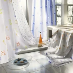 Kleine Wolke Duschvorhang Motion 10 Stück 180 Cm X 200 Cm Sortiert