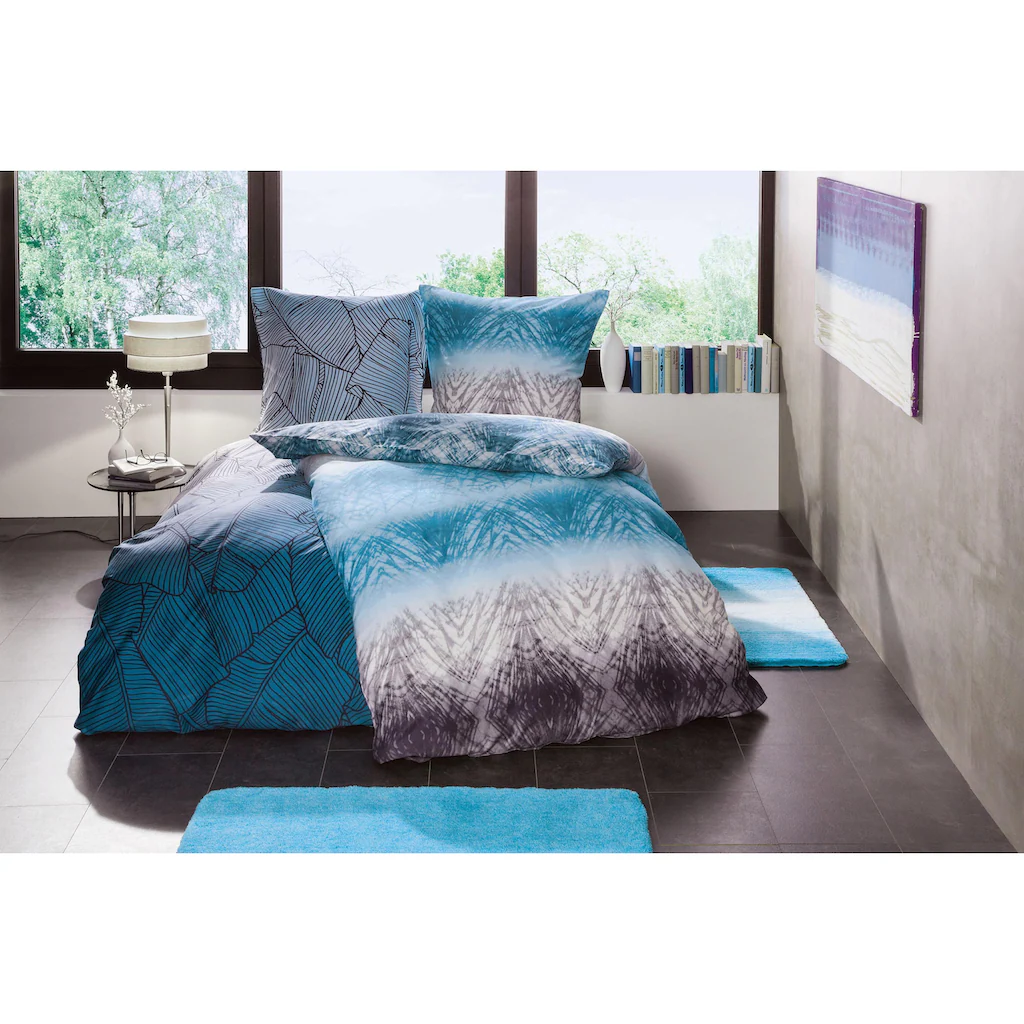 Kleine Wolke Bettwäsche »Vero«, (2 Tlg.), Mit Palmenblattmuster 2 Kleine Wolke Bettwäsche »Vero«, (2 Tlg.), Mit Palmenblattmuster – Bild 2