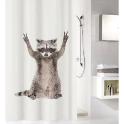 Kleine Wolke Duschvorhang »George«, (1 Tlg.), Höhe 200 Cm, Mit Beschwerungsband