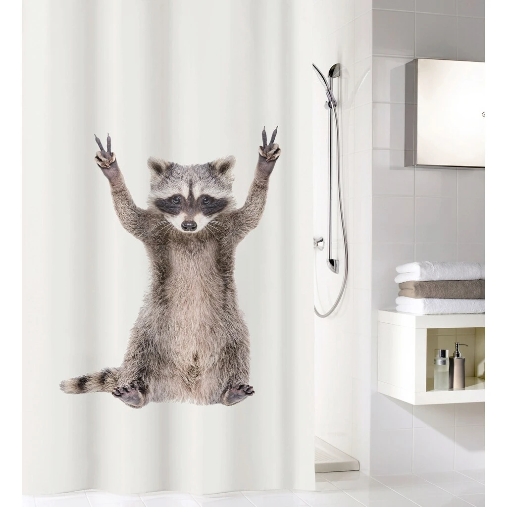 Kleine Wolke Duschvorhang »George«, (1 Tlg.), Höhe 200 Cm, Mit Beschwerungsband 1 Kleine Wolke Duschvorhang »George«, (1 Tlg.), Höhe 200 Cm, Mit Beschwerungsband