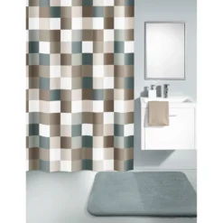 Kleine Wolke Duschvorhang »Check«, Höhe 200 Cm