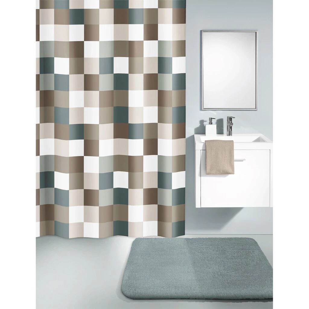 Kleine Wolke Duschvorhang »Check«, Höhe 200 Cm 1 Kleine Wolke Duschvorhang »Check«, Höhe 200 Cm