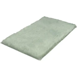 Kleine Wolke Badematte »Cassy«, Höhe 50 Mm, Rutschhemmend Beschichtet, Fußbodenheizungsgeeignet, Badteppich, Fell-Optik, Uni Farben, Besonders Weich, Waschbar