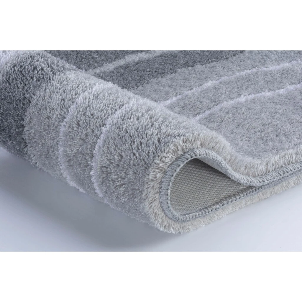 Kleine Wolke Badematte »Viola«, Höhe 20 Mm, Rutschhemmend Beschichtet, Fußbodenheizungsgeeignet, Badteppich, Modernes Design, Waschbar 4 Kleine Wolke Badematte »Viola«, Höhe 20 Mm, Rutschhemmend Beschichtet, Fußbodenheizungsgeeignet, Badteppich, Modernes Design, Waschbar – Bild 4