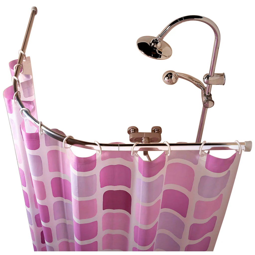 Kleine Wolke Bogenstange, Kürzbar, Für Duschvorhänge, Rundduschstange 3 Kleine Wolke Bogenstange, Kürzbar, Für Duschvorhänge, Rundduschstange – Bild 3