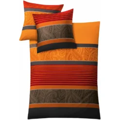 Kleine Wolke Bettwäsche »Cambridge«, (2 Tlg.), In Mako Satin Qualität, 100% Baumwolle, Bett- Und Kopfkissenbezug Mit Reißverschluss, Pflegeleicht, Mit Seidigem Glanz, Ganzjährig Einsetzbar