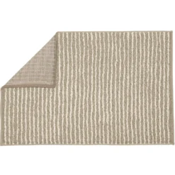 Kleine Wolke Badematte »Amalia«, Höhe 12 Mm, Rutschhemmend Beschichtet, Fußbodenheizungsgeeignet, Badteppich, Gestreift, Leichter Hoch-Tief Effekt, Reine Baumwolle -Kleine Wolke 8fe5250ffcb57dd857b38486a7d21e38