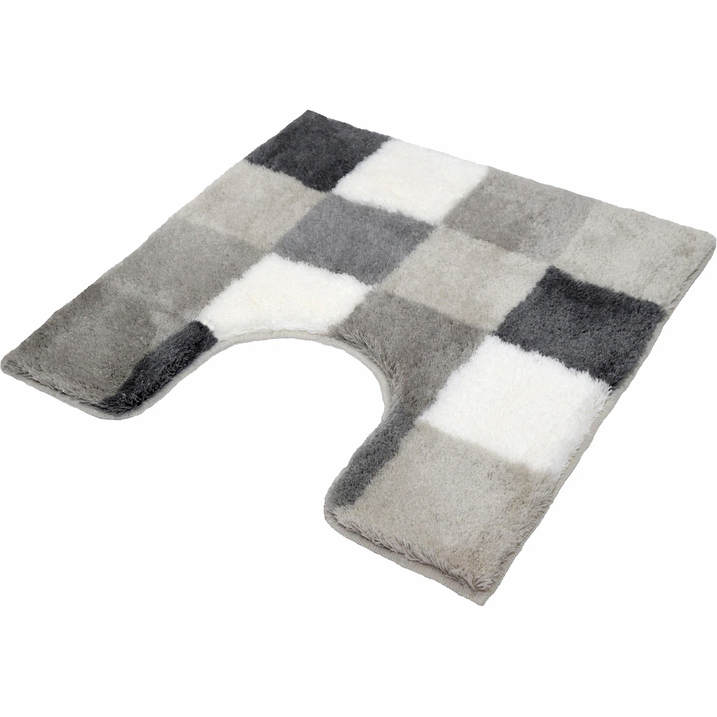 Kleine Wolke Badematte »Caro«, Höhe 25 Mm, Rutschhemmend Beschichtet, Fußbodenheizungsgeeignet, Badteppich, Modernes Karo Muster, Pastell-Farben, Waschbar 1 Kleine Wolke Badematte »Caro«, Höhe 25 Mm, Rutschhemmend Beschichtet, Fußbodenheizungsgeeignet, Badteppich, Modernes Karo Muster, Pastell-Farben, Waschbar