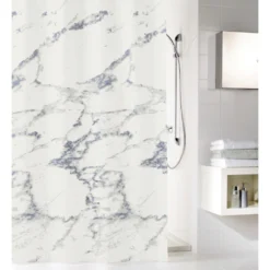 Kleine Wolke Duschvorhang »Marble«, (1 Tlg.), Mit Beschwerungsband