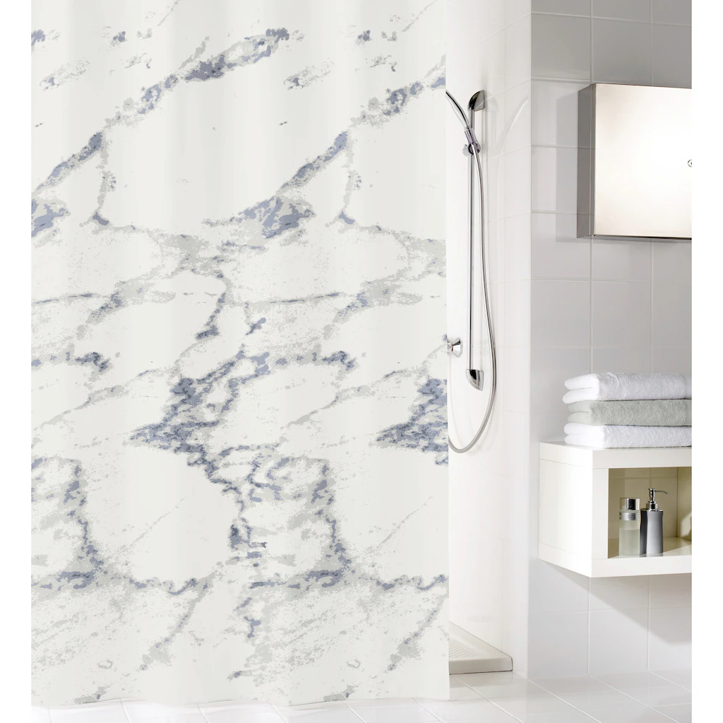 Kleine Wolke Duschvorhang »Marble«, (1 Tlg.), Mit Beschwerungsband 1 Kleine Wolke Duschvorhang »Marble«, (1 Tlg.), Mit Beschwerungsband