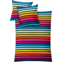 Kleine Wolke Bettwäsche »Rimini«, (2 Tlg.), Mit Streifen