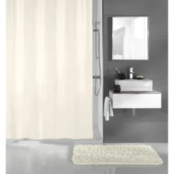 Kleine Wolke Duschvorhang »Uno«, Höhe 200 Cm, Inkl. Besfestigungsringen