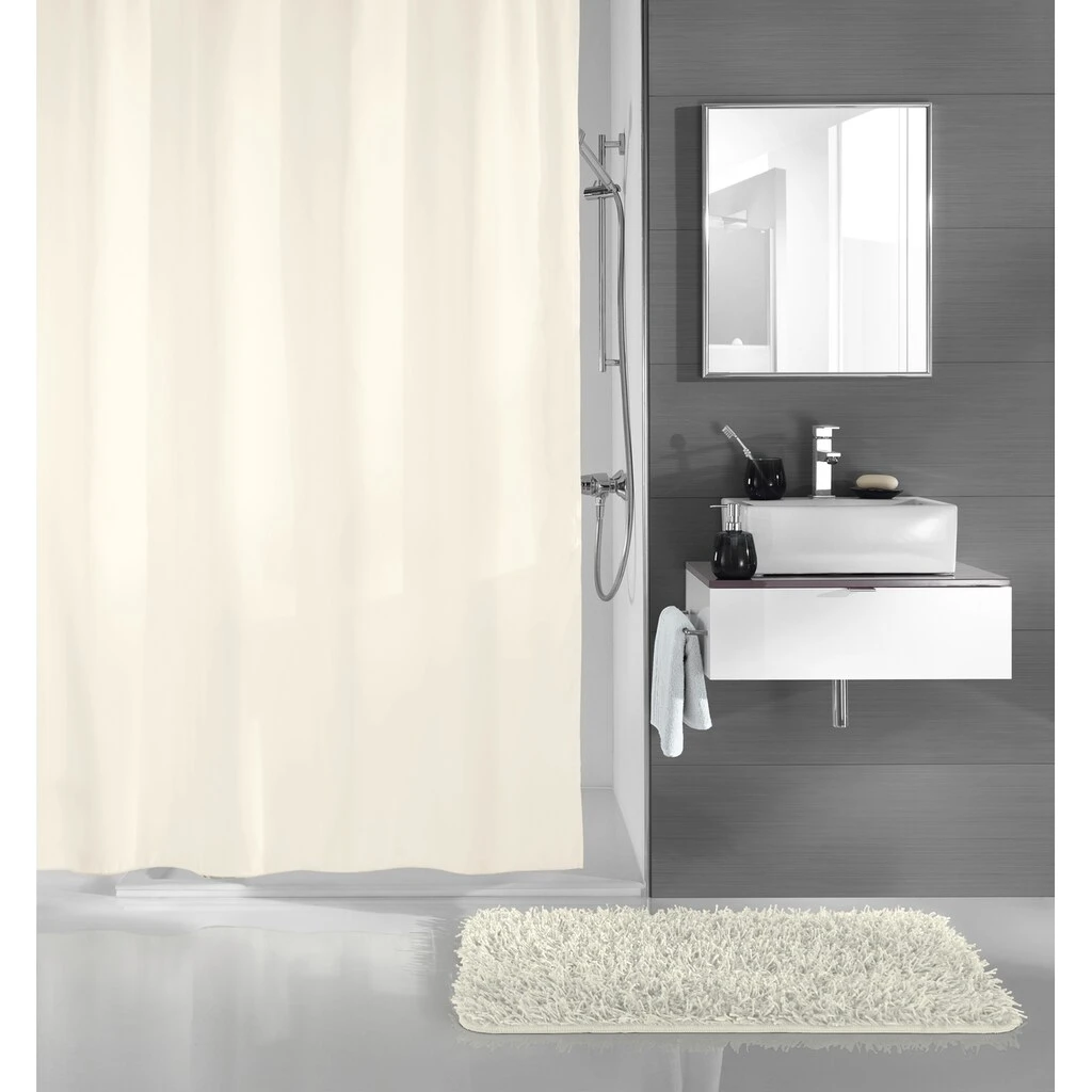 Kleine Wolke Duschvorhang »Uno«, Höhe 200 Cm, Inkl. Besfestigungsringen 1 Kleine Wolke Duschvorhang »Uno«, Höhe 200 Cm, Inkl. Besfestigungsringen