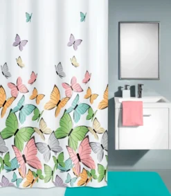 Kleine Wolke Duschvorhang Butterflies 180 X 200 Cm