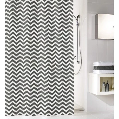 Kleine Wolke Zack Duschvorhang Schiefer 120x200 Cm 1 Kleine Wolke Zack Duschvorhang Schiefer 120x200 Cm