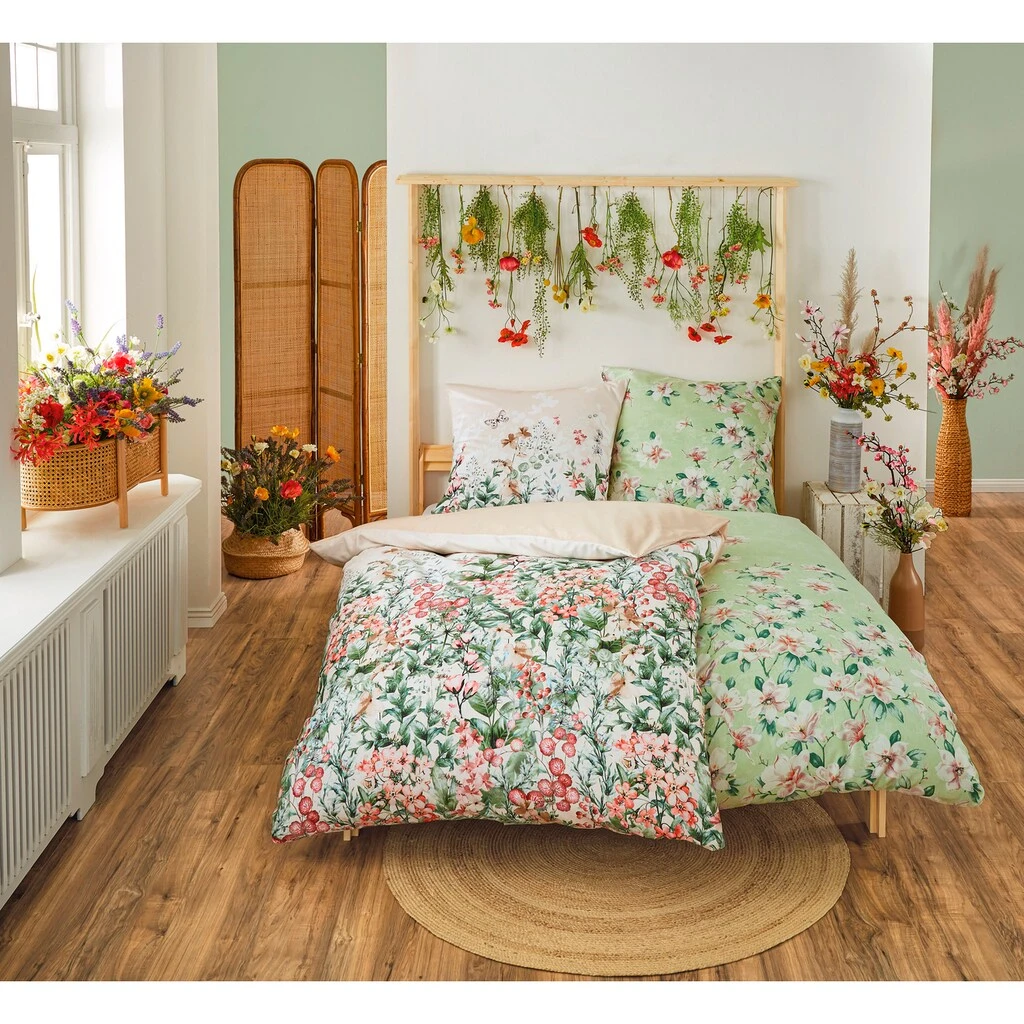 Kleine Wolke Wendebettwäsche »Magnolia«, (2 Tlg.), Mit Floralem Print 2 Kleine Wolke Wendebettwäsche »Magnolia«, (2 Tlg.), Mit Floralem Print – Bild 2