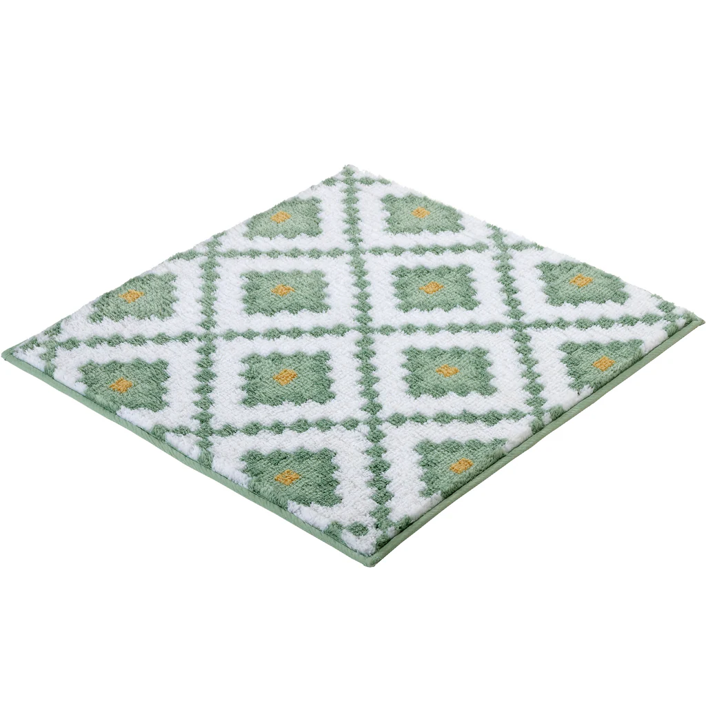 Kleine Wolke Badematte »Alhambra«, Höhe 15 Mm, Rutschhemmend Beschichtet, Fußbodenheizungsgeeignet, Modernes Rauten Muster, Quadratisch & Rechteckig Erhältlich 1 Kleine Wolke Badematte »Alhambra«, Höhe 15 Mm, Rutschhemmend Beschichtet, Fußbodenheizungsgeeignet, Modernes Rauten Muster, Quadratisch & Rechteckig Erhältlich