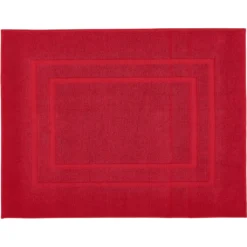 Kleine Wolke Badematte »Plaza«, Höhe 60 Mm, Beidseitig Nutzbar-fußbodenheizungsgeeignet, Badteppich, Uni Farben, Mit Bordüre, Hoch-Tief Effekt