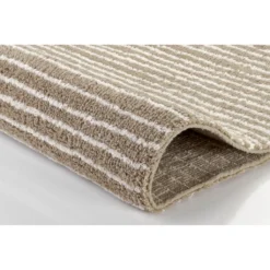 Kleine Wolke Badematte »Amalia«, Höhe 12 Mm, Rutschhemmend Beschichtet, Fußbodenheizungsgeeignet, Badteppich, Gestreift, Leichter Hoch-Tief Effekt, Reine Baumwolle -Kleine Wolke bbac8ad071c778d10485a7234dc90f4b