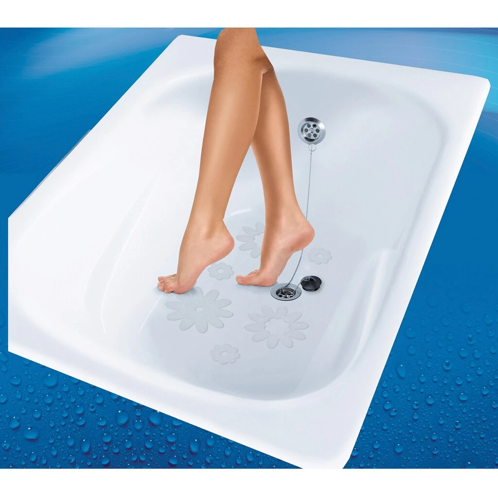 Kleine Wolke Wanneneinlage »Daisies«, (Set, 18 Tlg.), Gestreift 1 Kleine Wolke Wanneneinlage »Daisies«, (Set, 18 Tlg.), Gestreift