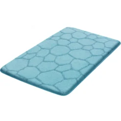 Kleine Wolke Badematte »Soapy«, Höhe 20 Mm, Rutschhemmend Beschichtet, Fußbodenheizungsgeeignet, Badteppich, Modernes Design, Waschbar