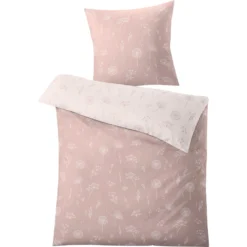 Kleine Wolke Wendebettwäsche »Leone In Mako Satin Qualität, 100% Baumwolle, Bett- Und Kopfkissenbezug Mit Reißverschluss, Satin Mit Seidigem Glanz, Sommerbettwäsche, Ganzjährig Einsetzbar«, (2 Tlg.)